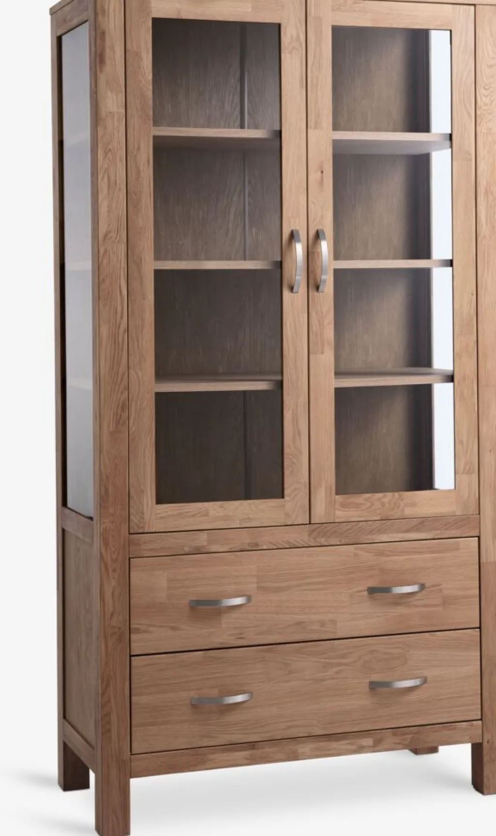 Vitrinas|Vitrinas>Royal Oak HAGEVitrina HAGE 2 puertas 2 cajones roble natural