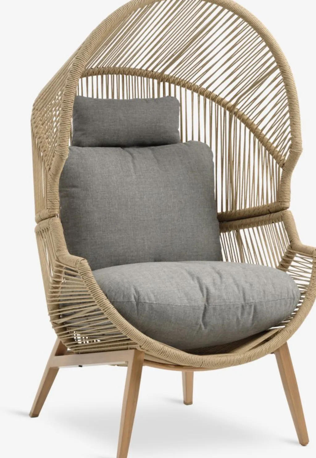 Sillas De Jardín|Muebles De Jardín>JYSK HALVREBENESillón de exterior HALVREBENE Natural
