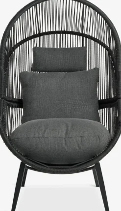 Sillas De Jardín|Muebles De Jardín>JYSK HALVREBENESillón de exterior HALVREBENE Negro