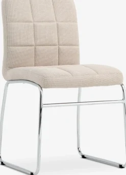 Sillas De Comedor>JYSK HAMMELSilla de comedor HAMMEL tela beis/cromo