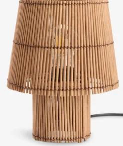 Lámparas>JYSK HANNIBALLámpara de mesa HANNIBAL Ø19xA25cm bambú