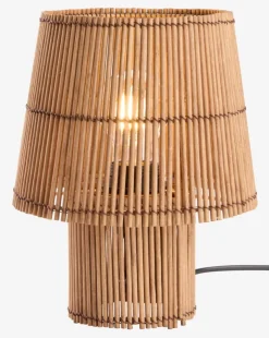 Lámparas>JYSK HANNIBALLámpara de mesa HANNIBAL Ø19xA25cm bambú