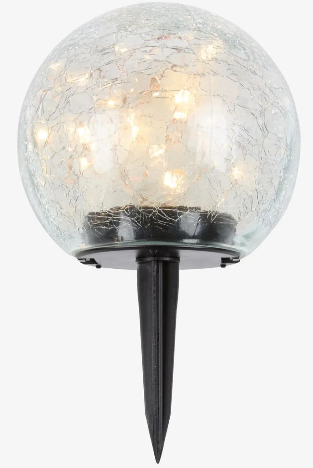 Iluminación Solar>JYSK HAVSVALELámpara solar HAVSVALE Ø15xA25cm transparente
