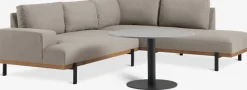 Conjuntos Mesa Y Sillas De Jardín|Muebles De Jardín>JYSK HELAGS + ELLEKILDEConjunto jardín HELAGS negro + ELLEKILDE 5 plazas topo