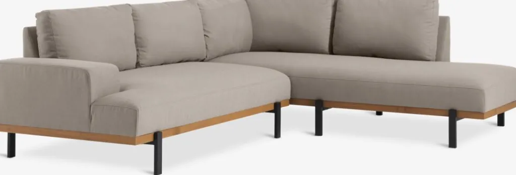 Conjuntos Mesa Y Sillas De Jardín|Muebles De Jardín>JYSK HELAGS + ELLEKILDEConjunto jardín HELAGS negro + ELLEKILDE 5 plazas topo