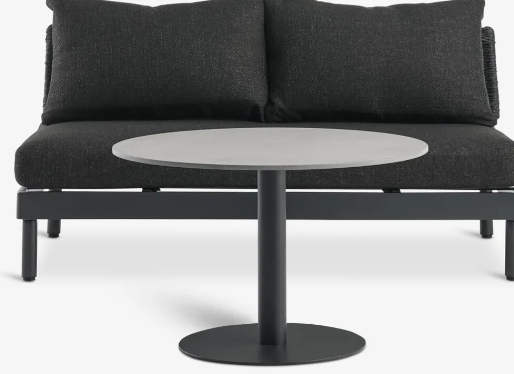 Conjuntos Mesa Y Sillas De Jardín|Muebles De Jardín>JYSK HELAGS + VOSSConjunto jardín HELAGS + VOSS 2 plazas negro