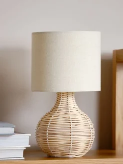 Lámparas>JYSK HELMERLámpara de mesa HELMER Ø17xA32cm natural
