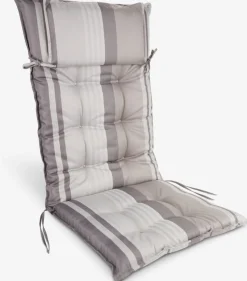 Cojín Para Silla Reclinable|Cojines Para Palé>JUTLANDIA HERRHAGENCojín de jardín para silla reclinable HERRHAGEN gris claro