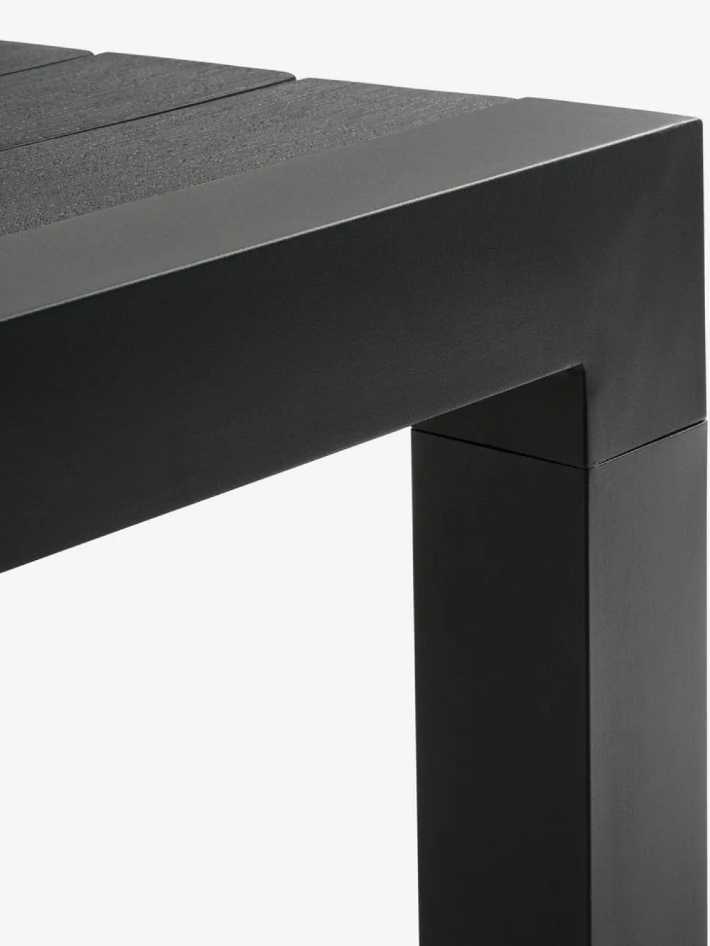Conjuntos Mesa Y Sillas De Jardín>JUTLANDIA HESTEHAVE + GILJAMesa HESTEHAVE L205/275 negro + 4 sillas GILJA gris