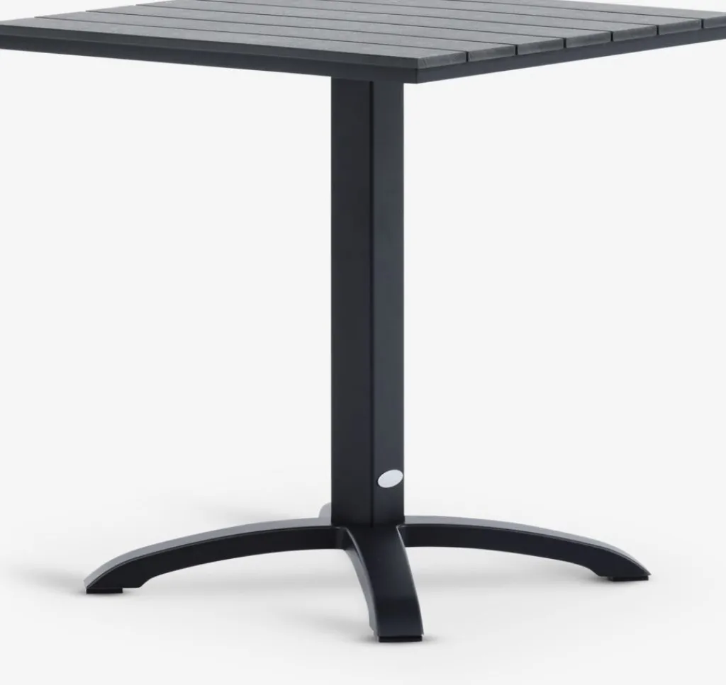 Conjuntos Mesa Y Sillas De Jardín>JUTLANDIA HOBRO + TAGMARKMesa HOBRO L70 + 2 sillas TAGMARK Negro