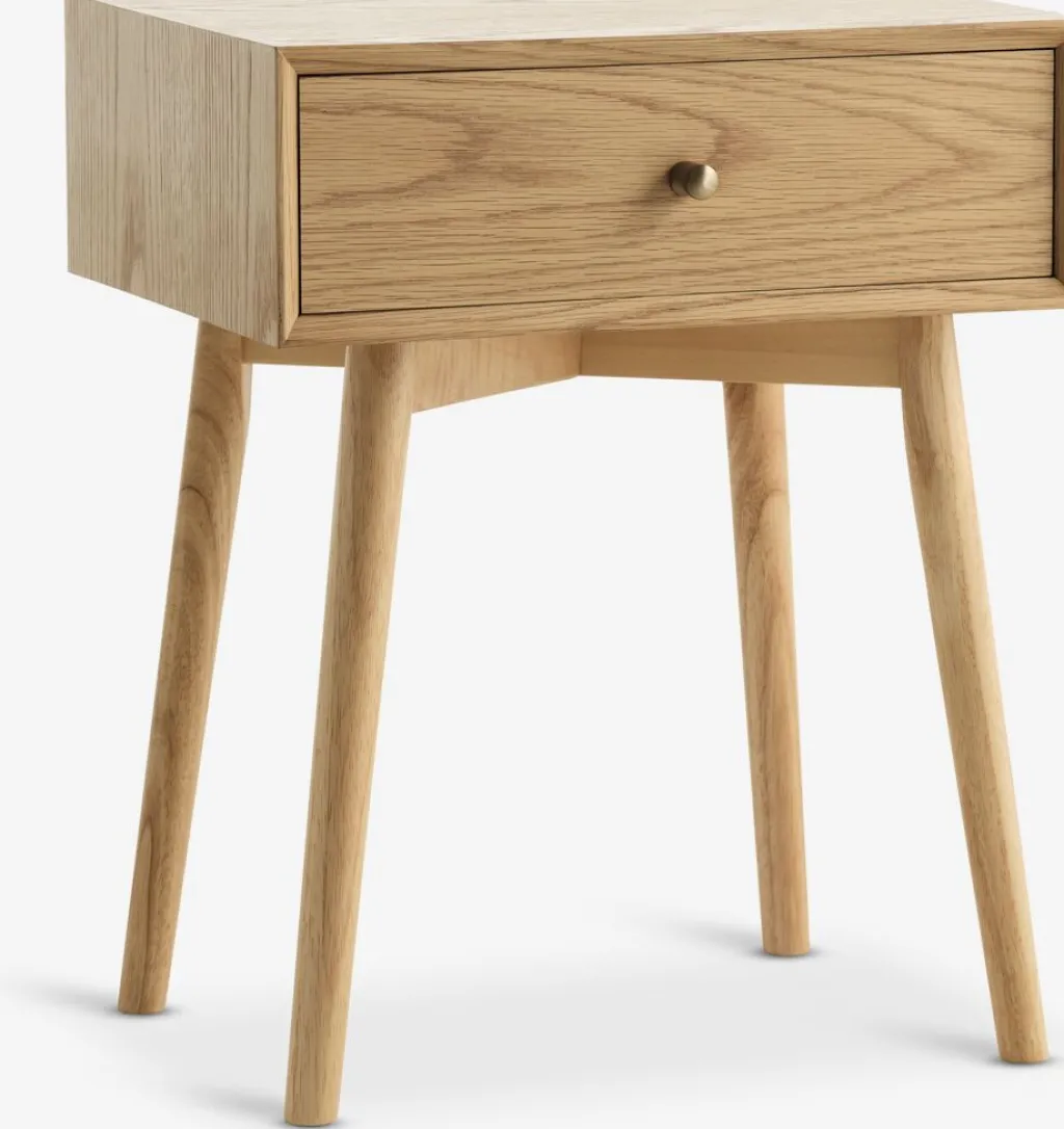 Mesitas De Noche|Mesitas De Noche>Royal Oak HOKKSUNDMesita de noche HOKKSUND 1 cajón Roble natural