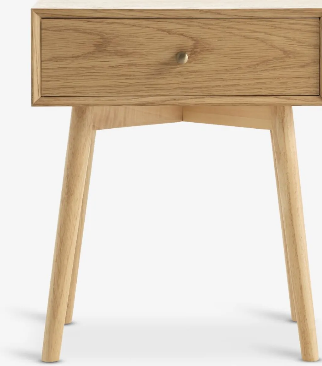 Mesitas De Noche|Mesitas De Noche>Royal Oak HOKKSUNDMesita de noche HOKKSUND 1 cajón Roble natural