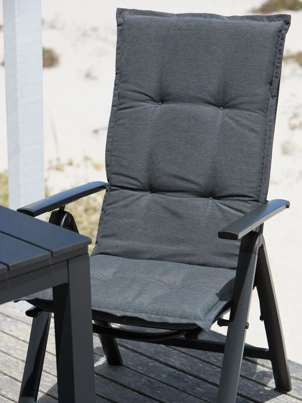 Cojines Para Palé|Cojín Para Silla Reclinable>JUTLANDIA HOPBALLECojín de jardín para silla reclinable HOPBALLE Gris oscuro
