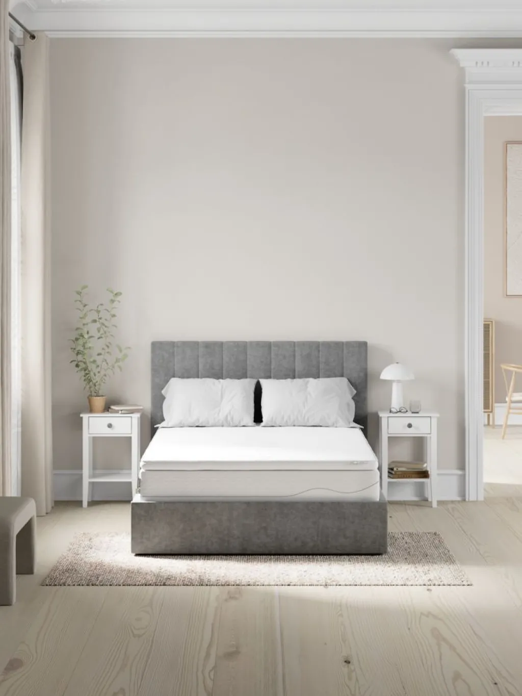 Toppers|90 X 190 Cm>DREAMZONE HOPENGOLDTopper 135x190cm HOPEN blanco