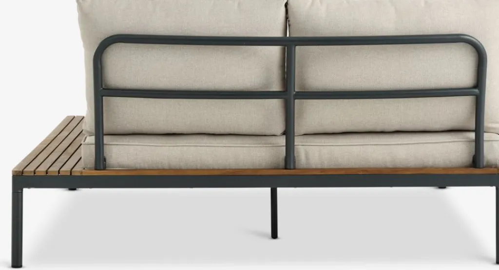 Conjuntos Mesa Y Sillas De Jardín|Muebles De Jardín>JYSK HOUConjunto jardín HOU chaise longue 6 plazas madera dura