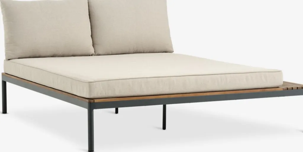 Conjuntos Mesa Y Sillas De Jardín|Muebles De Jardín>JYSK HOUConjunto jardín HOU chaise longue 6 plazas madera dura