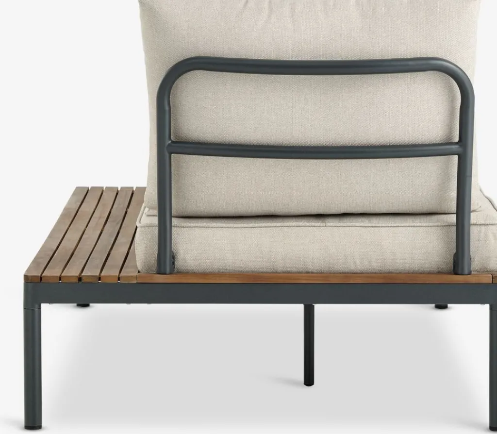 Conjuntos Mesa Y Sillas De Jardín|Muebles De Jardín>JYSK HOUConjunto jardín HOU con chaise longue 3 plazas madera dura