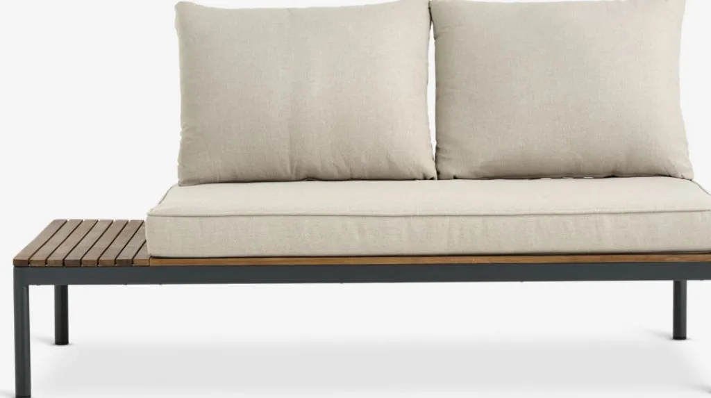 Conjuntos Mesa Y Sillas De Jardín|Muebles De Jardín>JYSK HOUConjunto jardín HOU con chaise longue 3 plazas madera dura