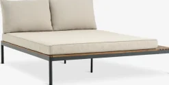 Muebles De Jardín>JYSK HOUMódulo de jardín HOU chaise longue 2 plazas madera dura