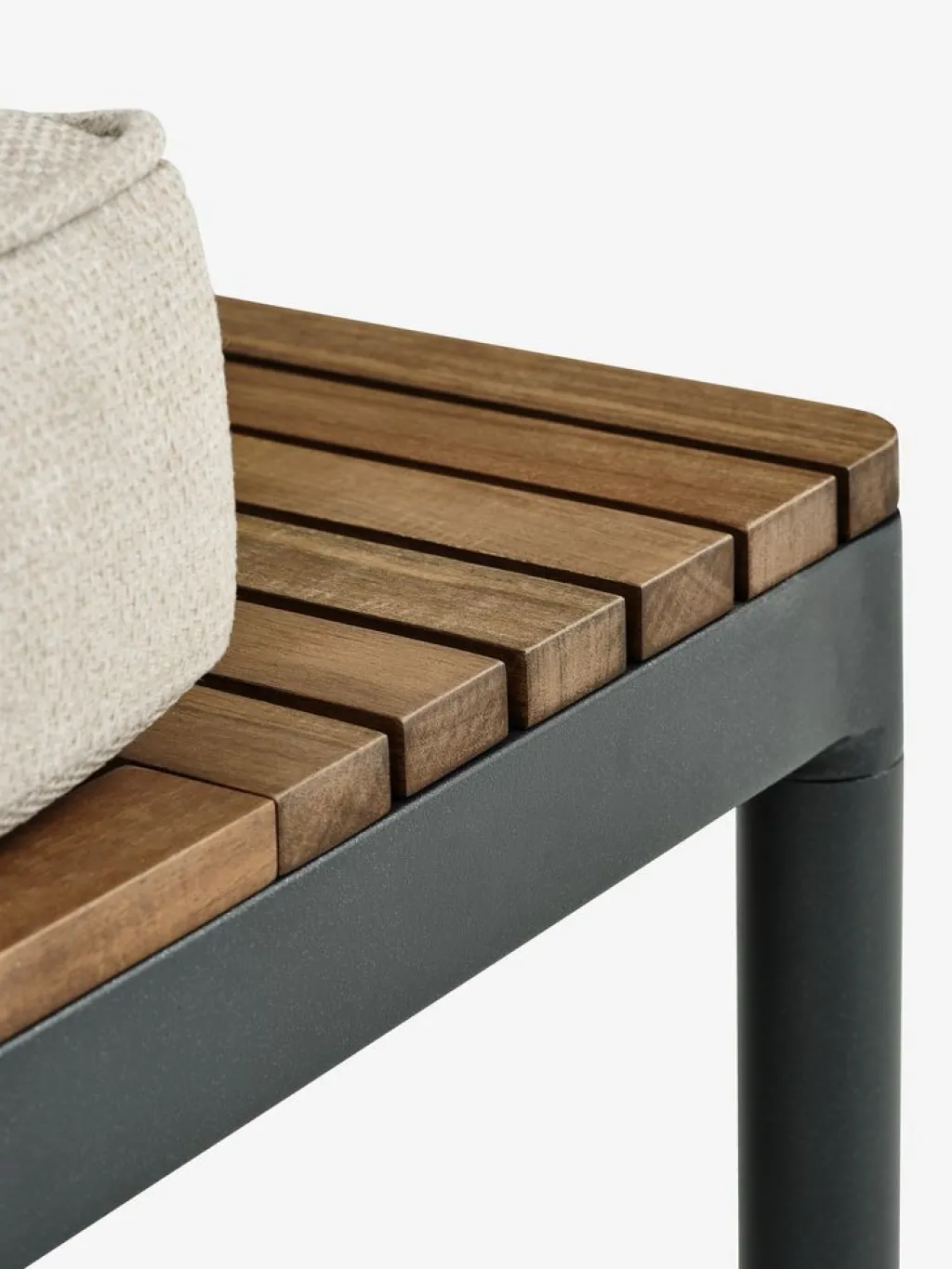 Muebles De Jardín>JYSK HOUMódulo de jardín HOU chaise longue 2 plazas madera dura