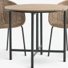 Conjuntos Mesa Y Sillas De Jardín>JYSK HOVVIG + TUERNEMesa HOVVIG L10/90 + 2 sillas TUERNE natural