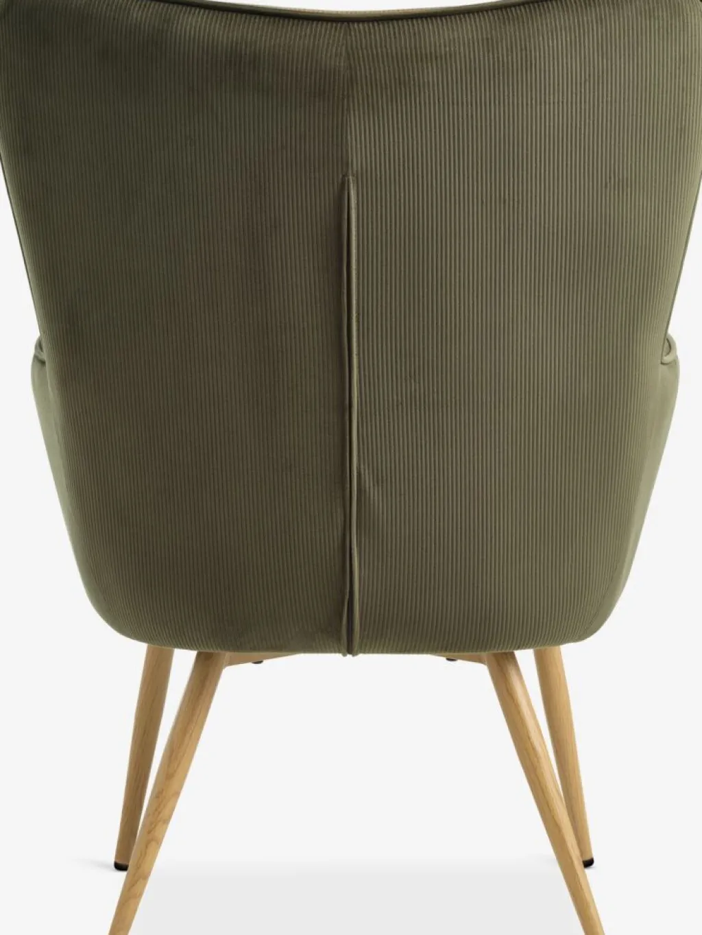 Sillones>JYSK HUNDESTEDSillón HUNDESTED pana /color roble natural Verde