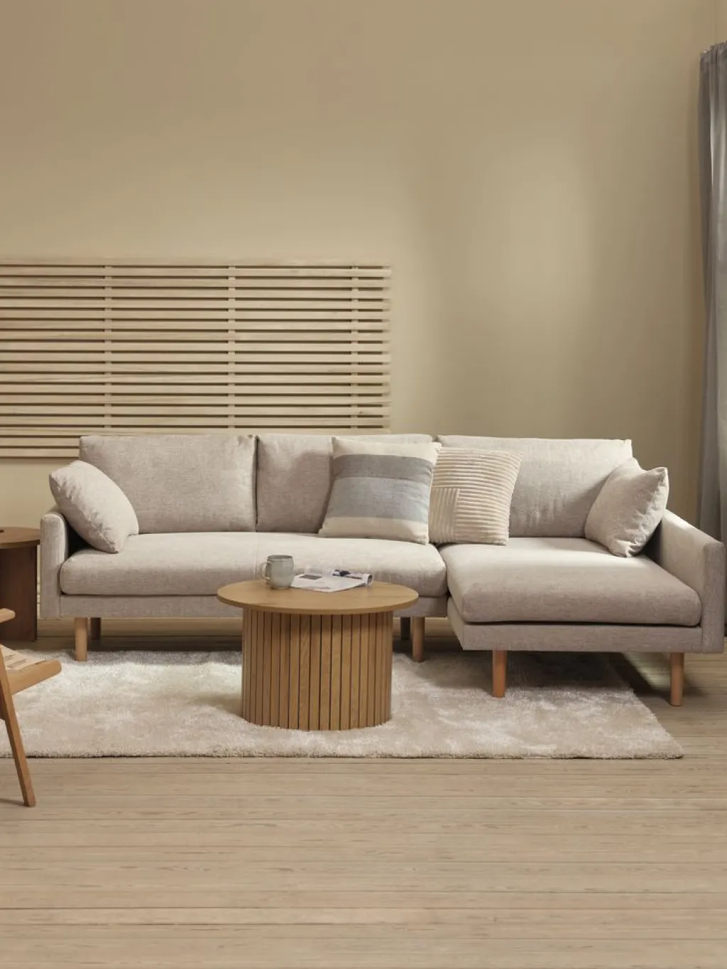 2 Plazas|3 Plazas>JYSK HVIDBJERGSofá HVIDBJERG chaise longue arena
