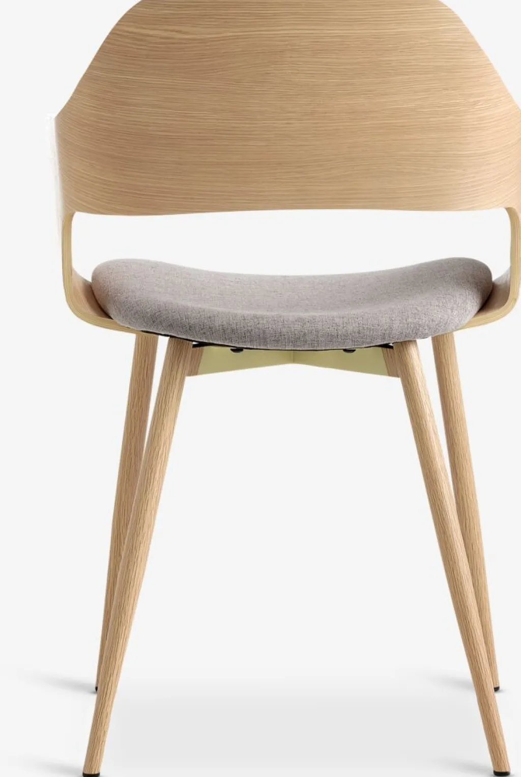 Sillas De Comedor>Royal Oak HVIDOVRESilla de comedor HVIDOVRE /tela gris claro Roble claro