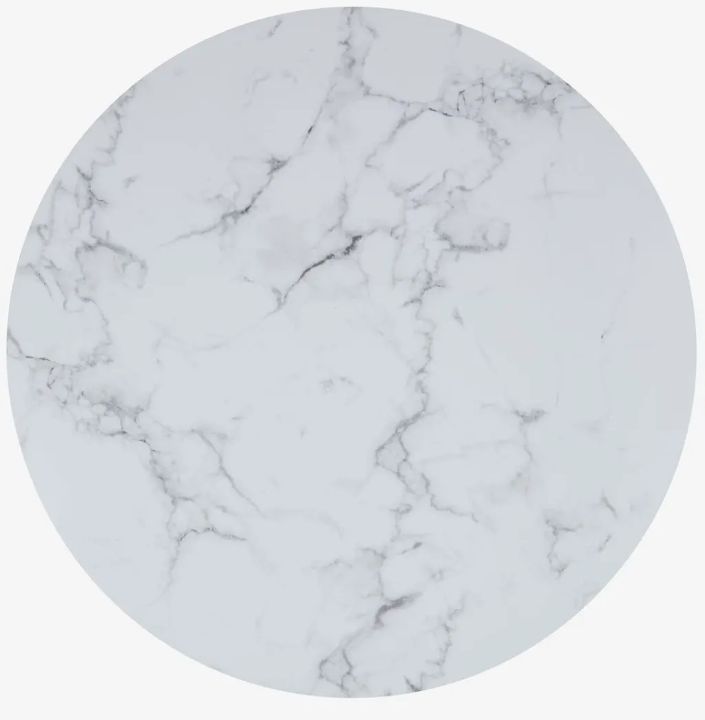 Manteles Individuales>JYSK HVITROTMantel individual HVITROT Ø38 mármol blanco Mármol, Blanco