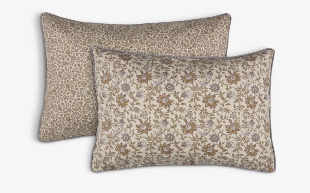 Cojines|Fundas De Cojín>JYSK HYACINTFunda de cojín HYACINT 40x60 lila empolvado/beis Beige, Lila empolvado