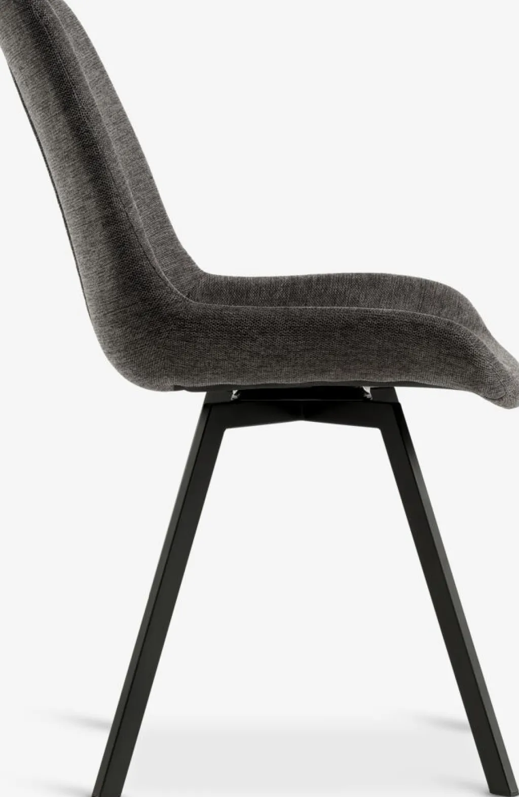 Sillas De Comedor>JYSK HYGUMSilla de comedor HYGUM giratoria /negro Gris