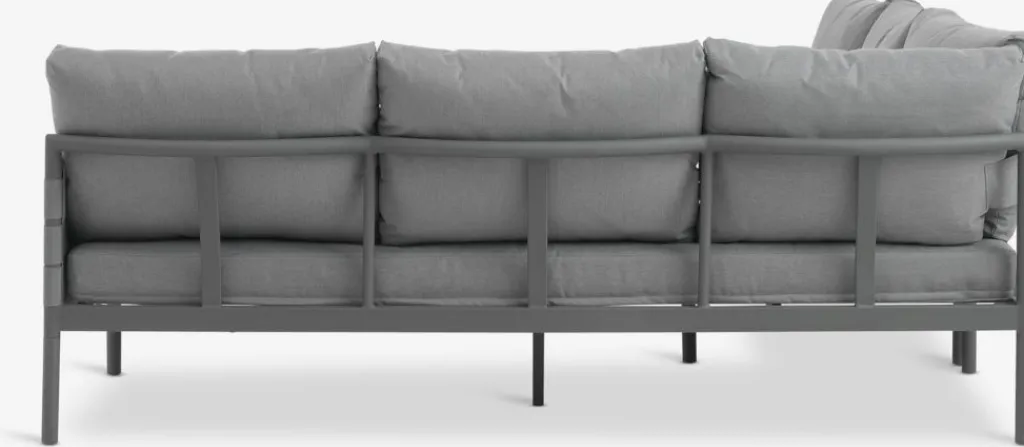 Conjuntos Mesa Y Sillas De Jardín|Muebles De Jardín>JUTLANDIA IANOConjunto muebles jardín IANO 5 plazas gris