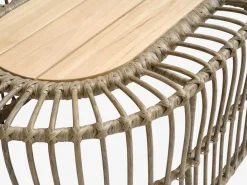 Conjuntos Mesa Y Sillas De Jardín|Muebles De Jardín>JYSK ILLERUPConjunto muebles jardín ILLERUP 4,5 plazas natural