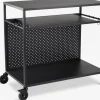 Decoración De Jardín>JYSK INDSLEVMesa de barbacoa INDSLEV A50xL90 negro