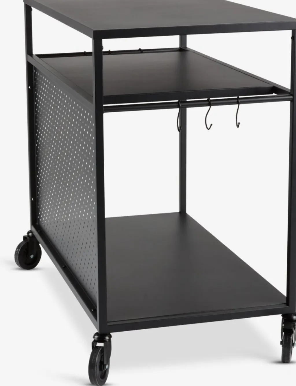 Decoración De Jardín>JYSK INDSLEVMesa de barbacoa INDSLEV A50xL90 negro