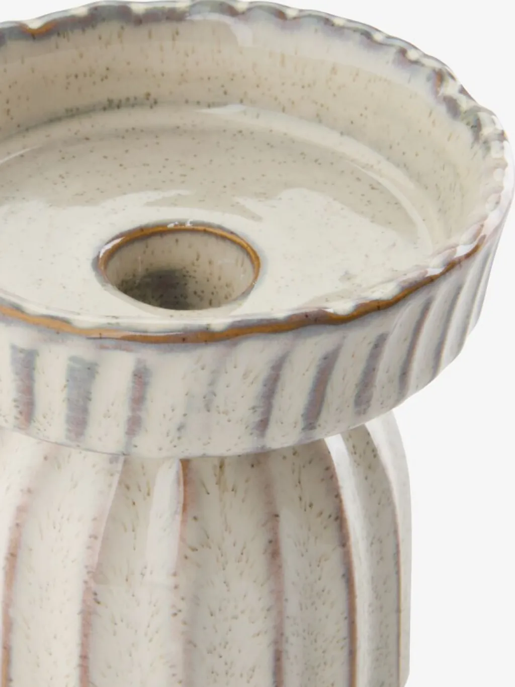Portavelas>JYSK INGARPortavelas INGAR Ø10xA11cm blanco