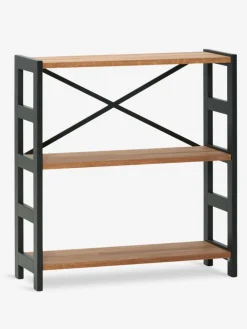 Estanterias Y Librerías|Estanterias Y Librerías>Royal Oak INTRUPEstantería INTRUP ancha 3 estantes negro/roble natural Roble natural+Negro