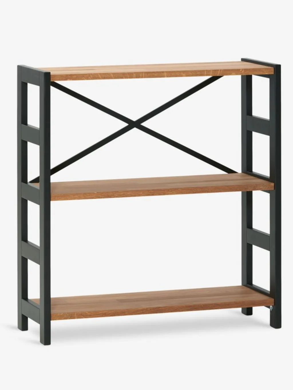 Estanterias Y Librerías|Estanterias Y Librerías>Royal Oak INTRUPEstantería INTRUP ancha 3 estantes negro/roble natural Roble natural+Negro