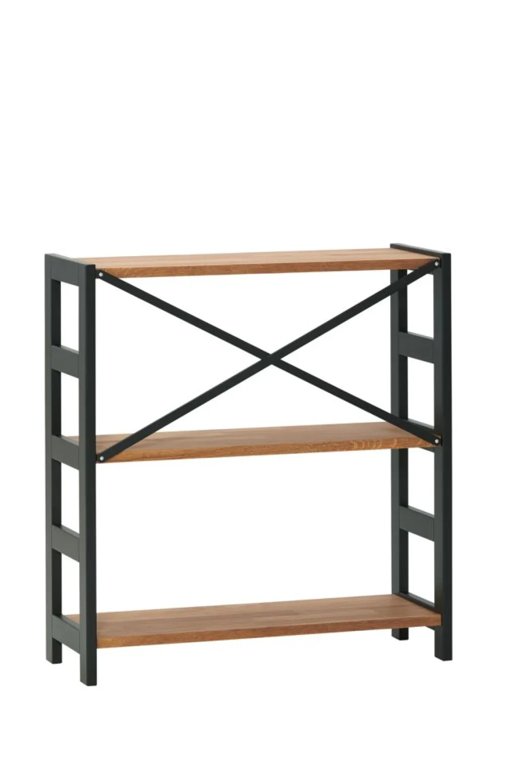 Estanterias Y Librerías|Estanterias Y Librerías>Royal Oak INTRUPEstantería INTRUP ancha 3 estantes negro/roble natural Roble natural+Negro