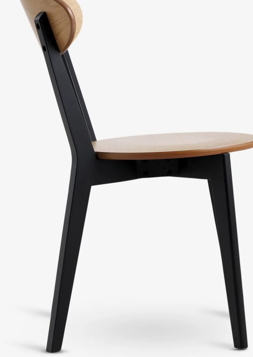 Sillas De Comedor>JYSK JEGINDSilla de comedor JEGIND roble natural /negro