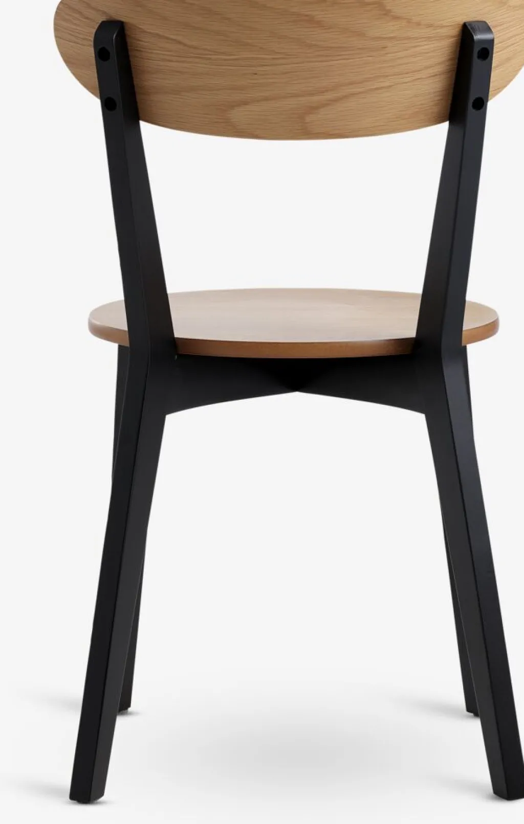 Sillas De Comedor>JYSK JEGINDSilla de comedor JEGIND roble natural /negro
