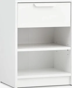 Mesitas De Noche|Mesitas De Noche>JYSK JENSLEVMesita de noche JENSLEV 1 cajón Blanco