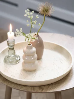 Accesorios Decoracion>JYSK JENSUFFEBandeja decorativa JENSUFFE Ø30xA3cm beis