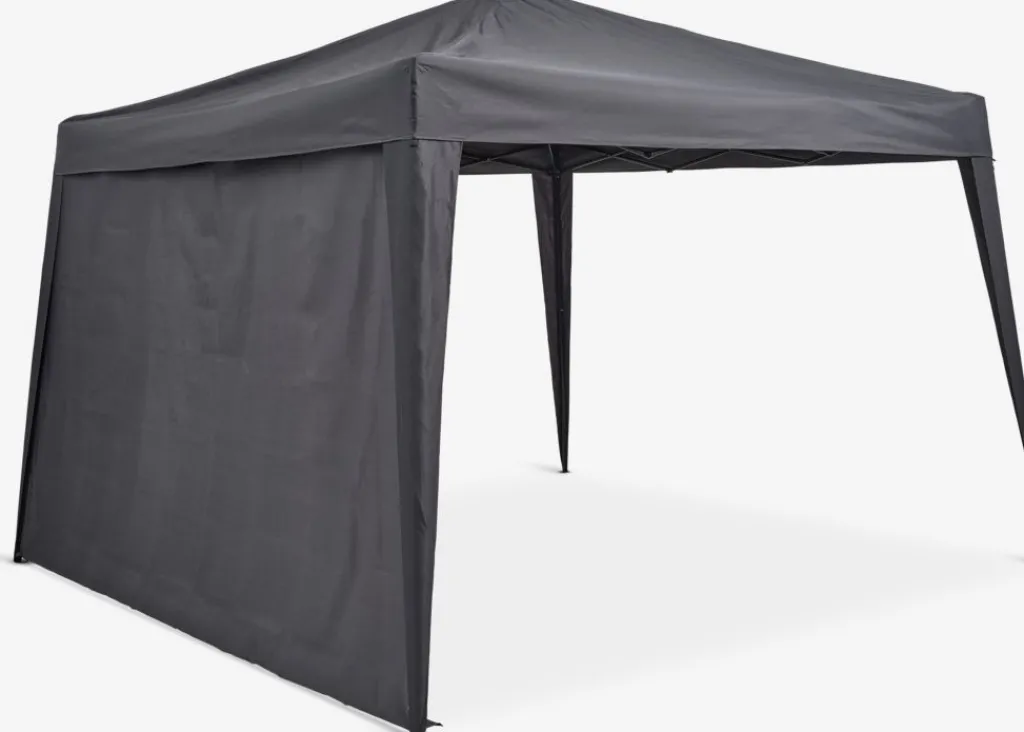 Cenadores Y Pérgolas>JYSK JERUPPanel lateral cenador JERUP A2,65xA2m gris
