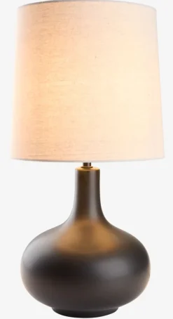 Lámparas>JYSK JOACHIMLámpara de mesa JOACHIM Ø27xA5cm beis/negro
