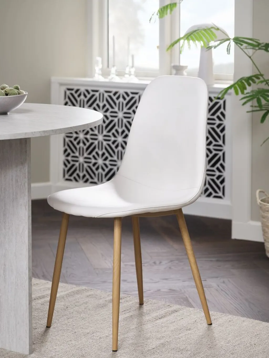 Sillas De Comedor>JYSK JONSTRUPSilla de comedor JONSTRUP /color roble natural Blanco