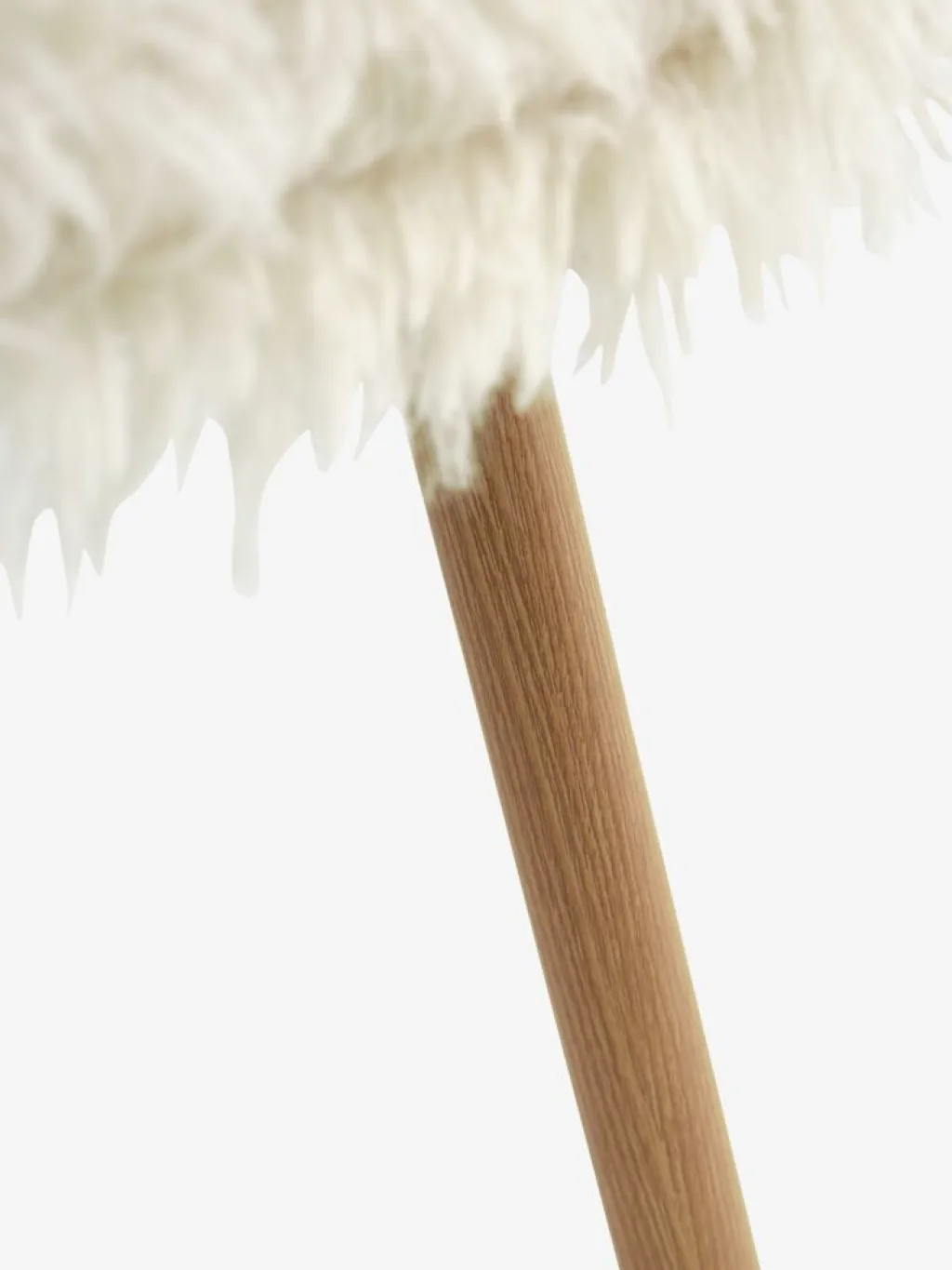 Sillas De Comedor>JYSK JONSTRUPSilla de comedor JONSTRUP felpa blanco crudo/color roble Blanco roto