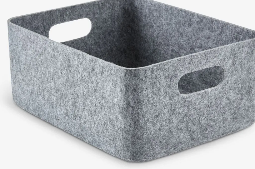 Todas Las Cestas|Cestas Y Cajas>JYSK JOSEFCesta JOSEF A25xL33xA14cm gris