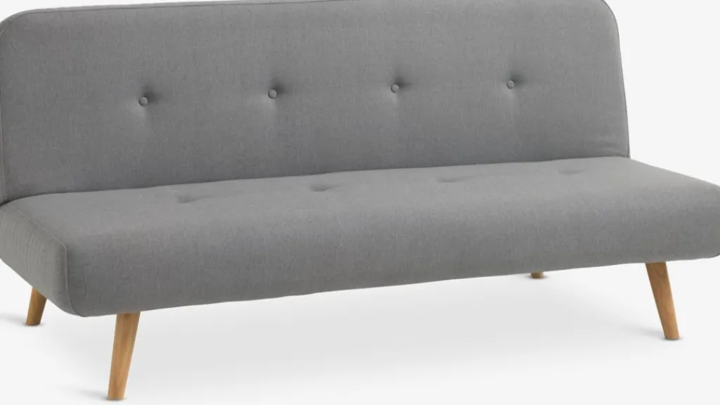 Sofás Cama|Sofás Cama>JYSK JUVRESofá cama JUVRE tela /natural Gris claro