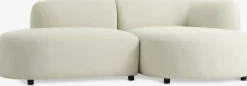 2 Plazas|3 Plazas>JYSK JYLLINGESofá JYLLINGE chaise longue felpa beis